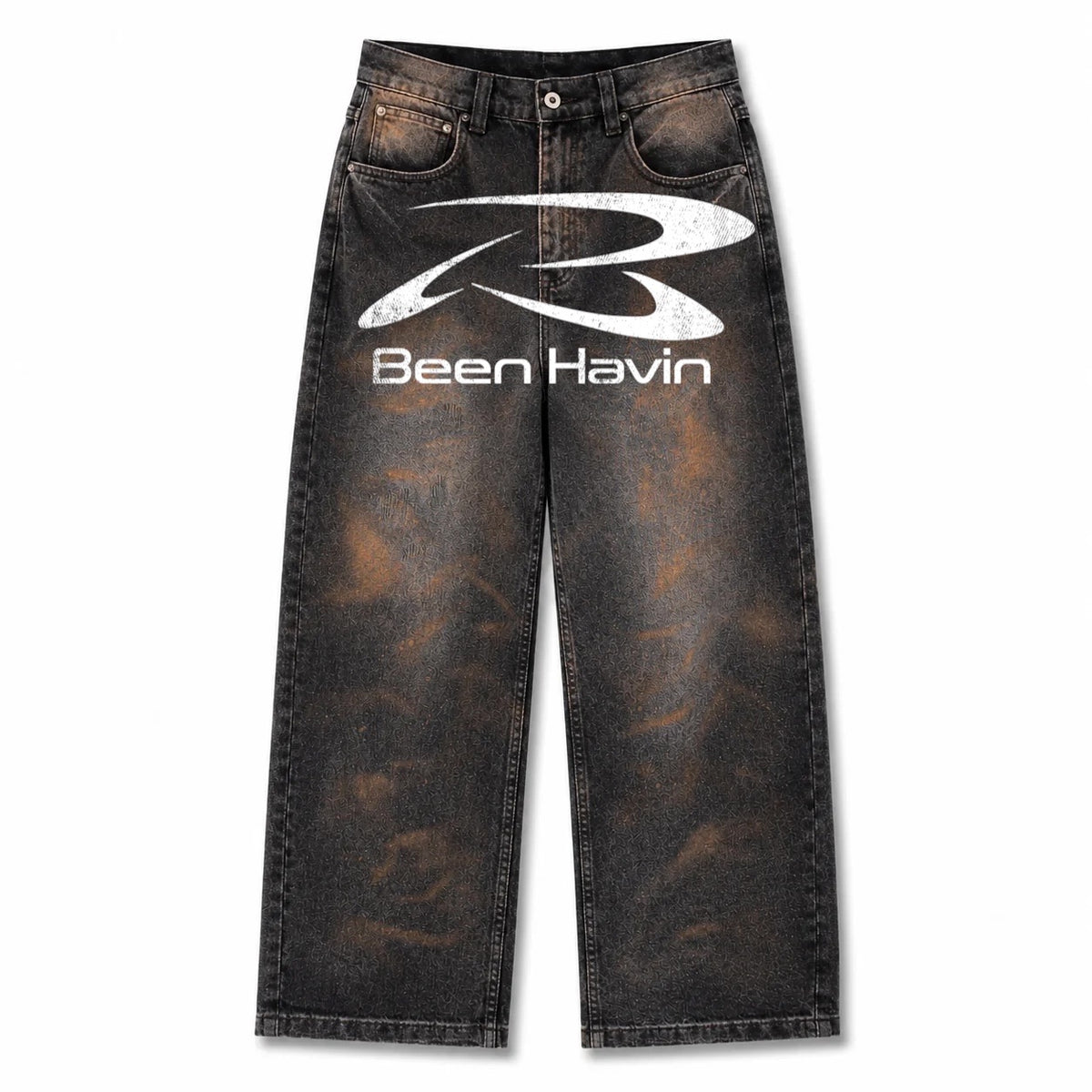 SWOOSH denim jeans