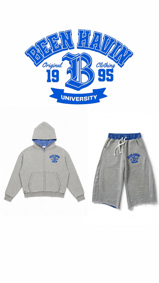 B.H. UNIVERSITY SWEATSUIT (BLUE)