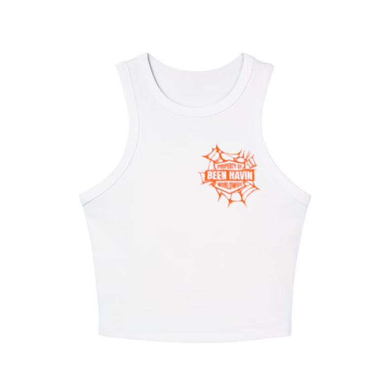 Woman’s web tank
